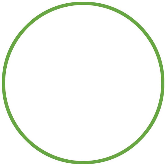 Χούλα-Χουπ 70cm - Φ 18mm - 140gr, Πράσινο Χούλα-Χουπ 70cm - Φ 18mm - 140gr, Πράσινο